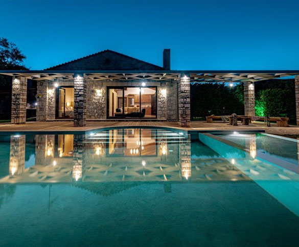 Kymaros luxury private pool villas zakynthos zante