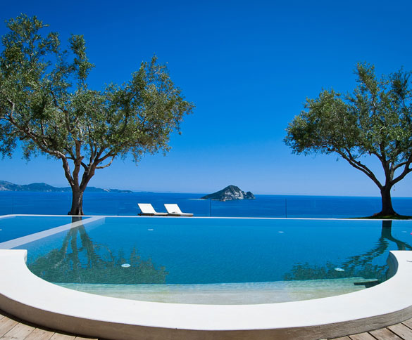 kymaros luxury private pool villas zakynthos zante